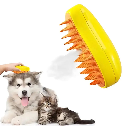 Cats and Dogs Pets Brush with Electric Spray Massage